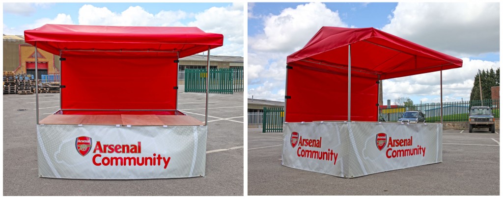 Arsenal Football Club Printed Market Stall