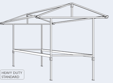 Heavy Duty Market Operators Market Stall