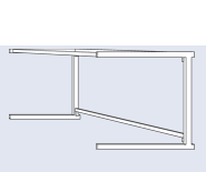 Single Tier Sofa Display Stand