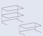 Sofa Display Stand Assembly Diagrams