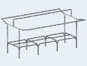 Small Mini Parts Market Stall