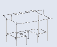 Demonstrator Market Stall Assembly Diagram