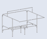 Food Market Stall Assembly Diagram