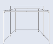 General Purpose Walk-In Market Stall Angle 2